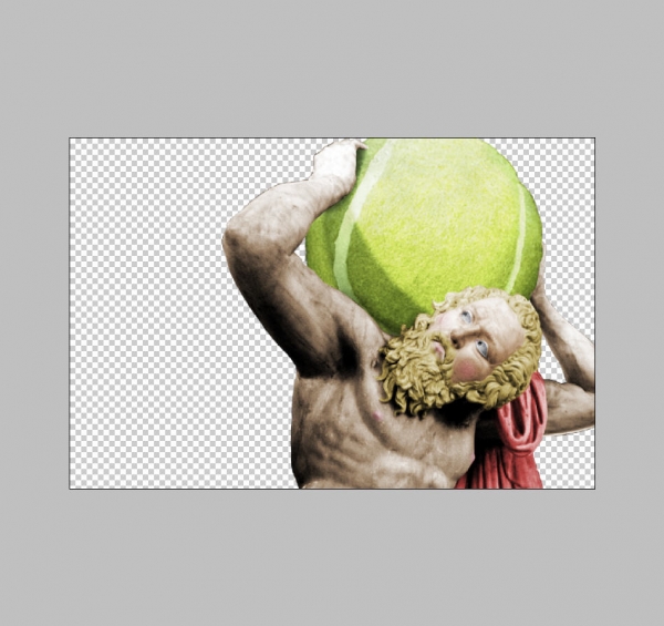 Creation of Atlas and the Tennis Ball: Step 9